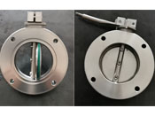 手動(dòng)高真空蝶閥GI負(fù)壓零泄漏/配套法蘭墊圈